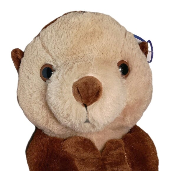 NWT Justin Otter Toy Factory 24" Plush Paradise 2023 Large Brown Stuffed Animal - Picture 2 of 14